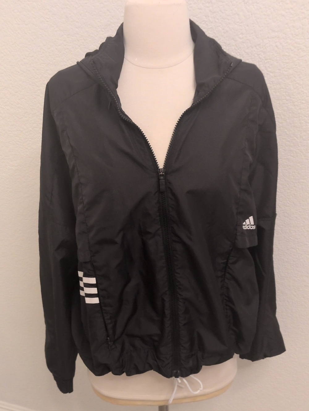 Adidas Women's ID Windbreaker Jacket XL Black